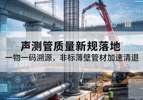揭东声测管质量新规落地，一物一码溯源，非标薄壁管材加速清退